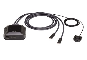 에이텐, 최대 2개 USB-C 단말기 연결해 제어하는 스위칭 장비 발표